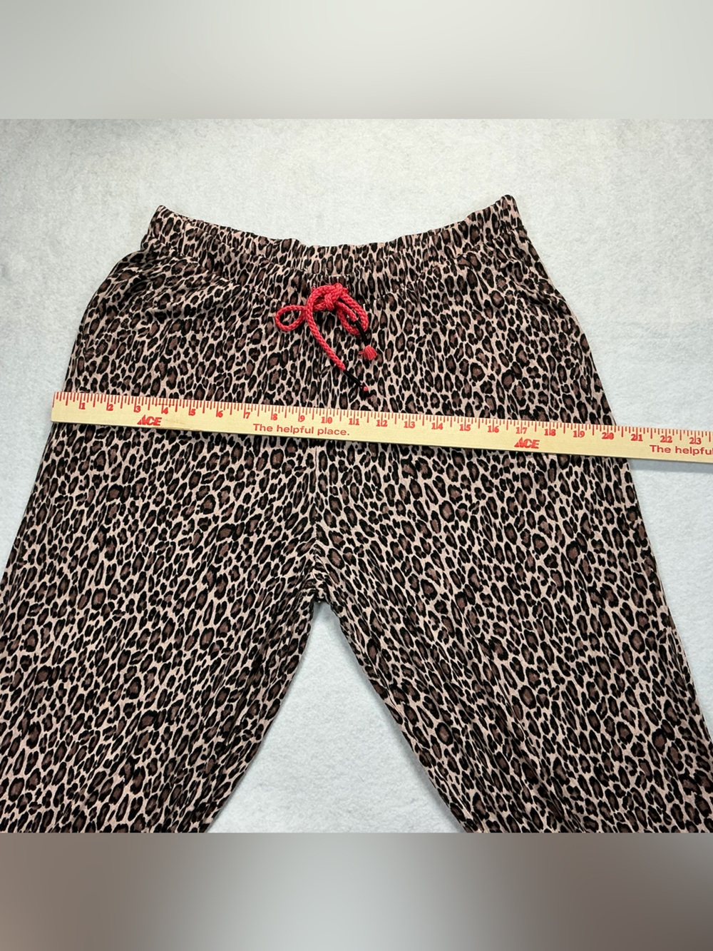 Tommy Bahama Leopard Print Pajama Set Women’s Medium Wide Leg Lounge PJs - Picture 12 of 16
